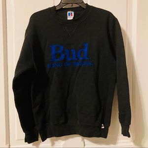 Bud the King of Beers Sweatshirt size M